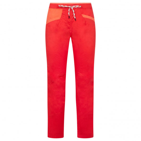 Pantalon femme coton bio TEMPLE PANT W hibiscus La Sportiva