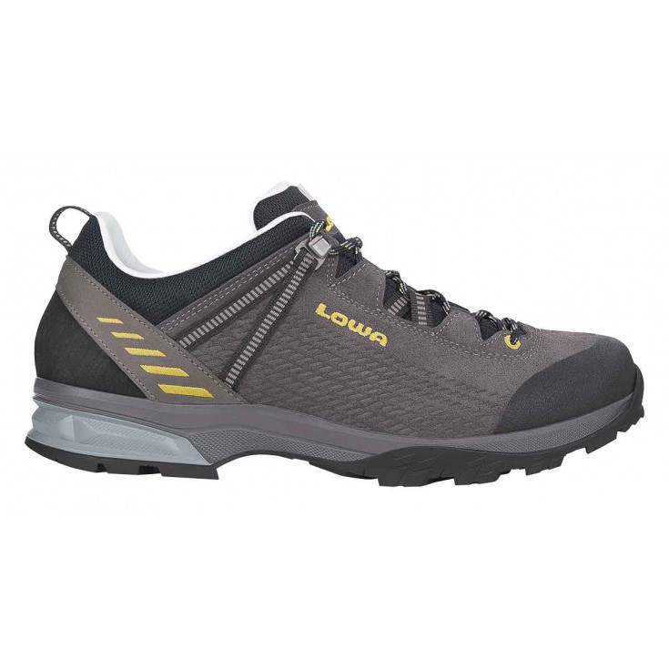 Chaussure cuir-cuir LEDRO LL LOW anthracite-kiwi Lowa