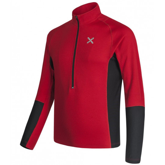 Micro-polaire THERMIC MAGLIA 1/4 ZIP rouge Montura
