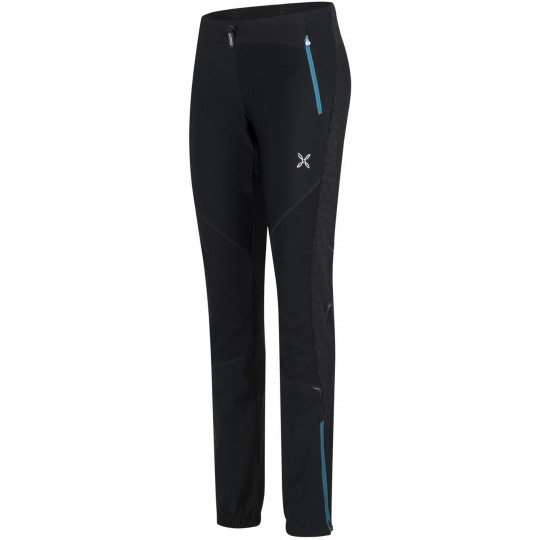 Pantalon Softshell femme EVOQUE 2 PANTS Woman noir-bleu Montura