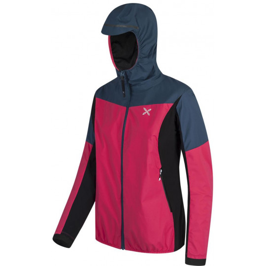 Veste Softshell à capuche femme AIR ACTION HYBRID JACKET WOMAN rose Montura