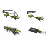 Crampons acier 10P ASCENT auto et semi-auto CAMP + antibottes