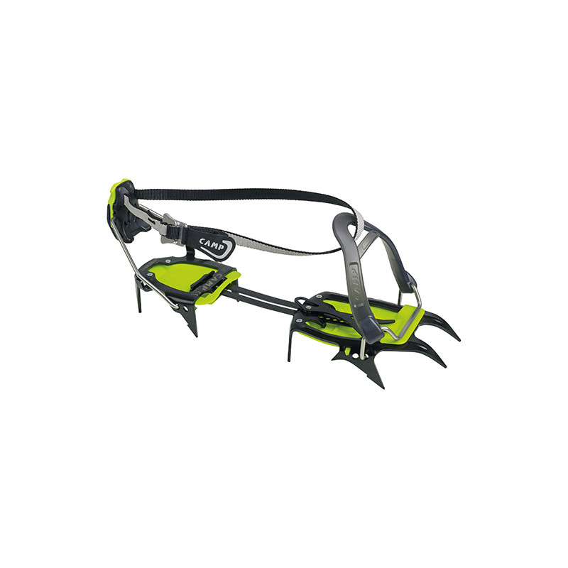 Crampons acier 10P ASCENT auto et semiauto CAMP + antibottes