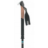 Bâtons monobrin SKIMO ALU noir-vert MASTERS (la paire)