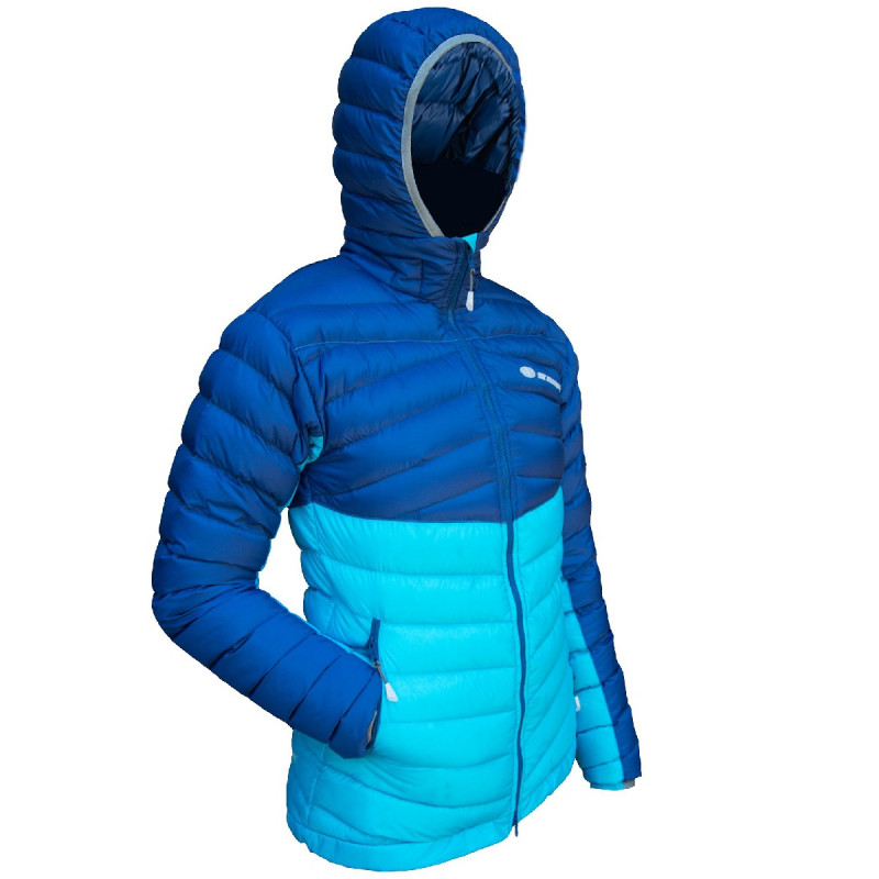 doudoune turquoise femme