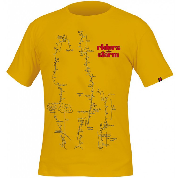 Tee-shirt FLASH-RIDERS ON THE STORM jaune DirectAlpine