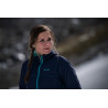 Veste Softshell femme chaude Polartec BORA LADY 1.0 indigo-menthe Directalpine