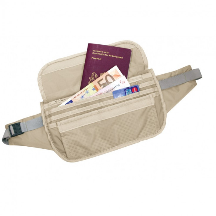 Pochette de voyages banane SKIN WAIST POUCH beige ACTIVE LEISURE