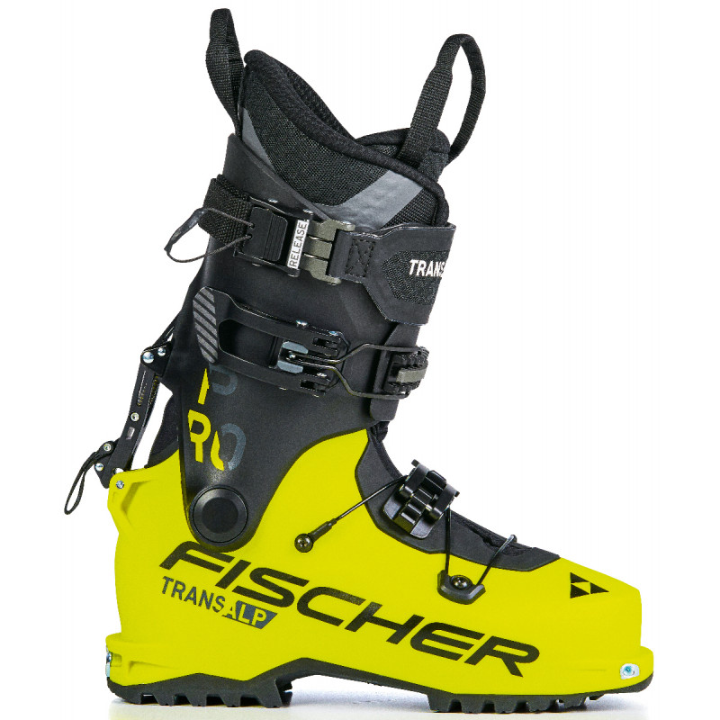 Chaussure ski de rando TRANSALP PRO yellowblack Fischer 2022