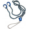 Longe double HYDRA LEASH Blue Ice