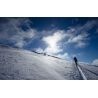 Peau de phoque mixte ski de rando CONTOUR MIX SKIN 120mm bleu en vente au mètre