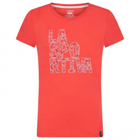 Tee-shirt femme coton bio PATTERN T-SHIRT hibiscus La Sportiva