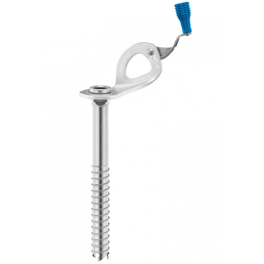 Broche à glace Laser Speed 17cm bleu à 3 trépans Petzl