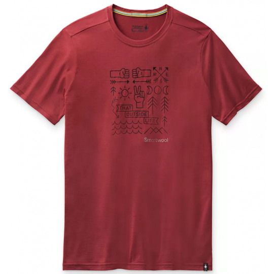 Tee-shirt en laine MERINO SPORT 150 PARK VIBES masala SMARTWOOL