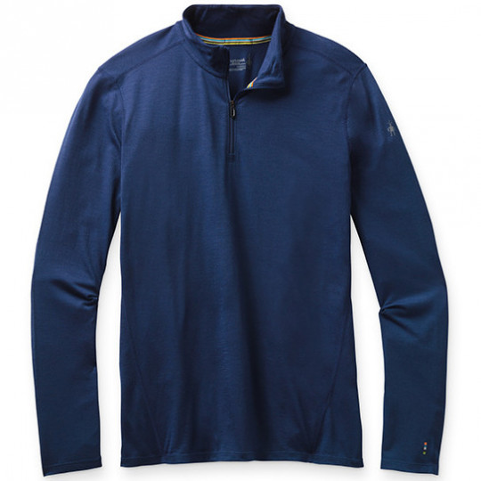 Tee-shirt manches longues en laine MERINO 150 1/4 ZIP indigo-blue SMARTWOOL