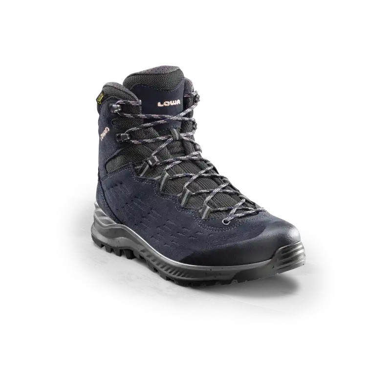 Chaussure de randonnée femme GORETEX EXPLORER GTX MID W'S navy-rose Lowa -  Montania Sport