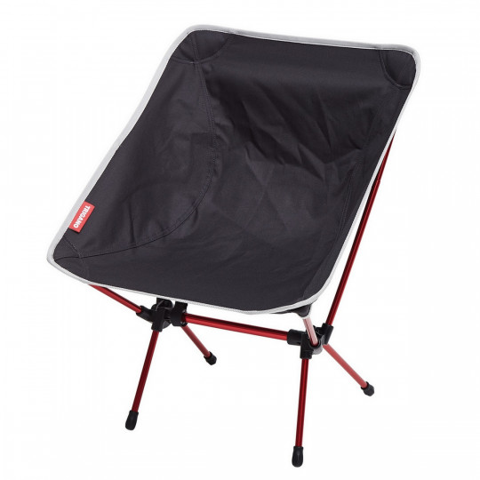 Chaise de camping ULTRALIGHT noir-rouge TRIGANO 2021