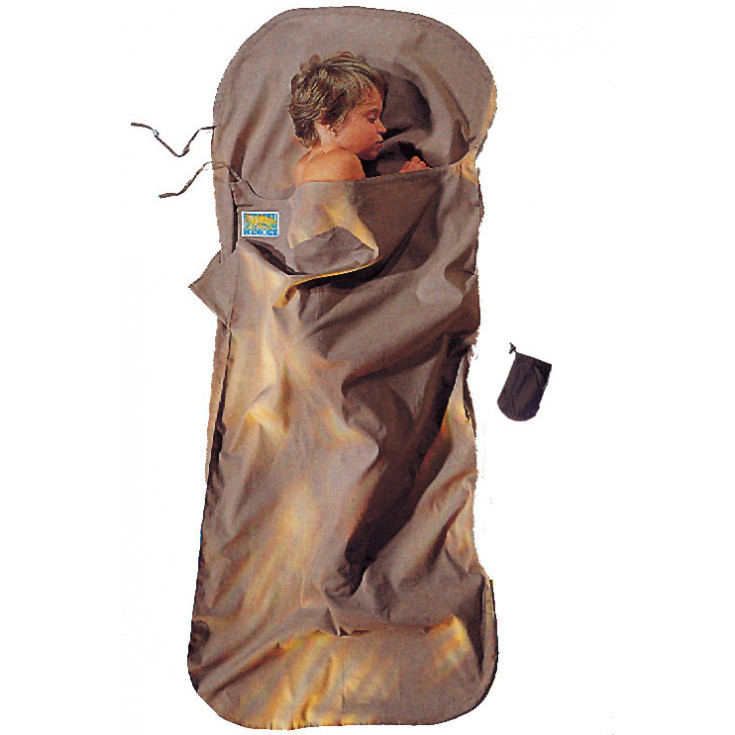 Drap de sac enfant KIDSACK 100% coton +3°C khaki COCOON