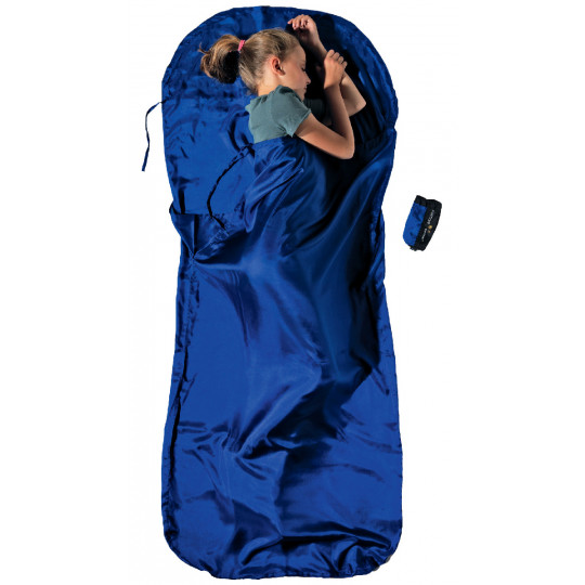 Drap de sac enfant KIDSACK 100% soie +5°C blue COCOON