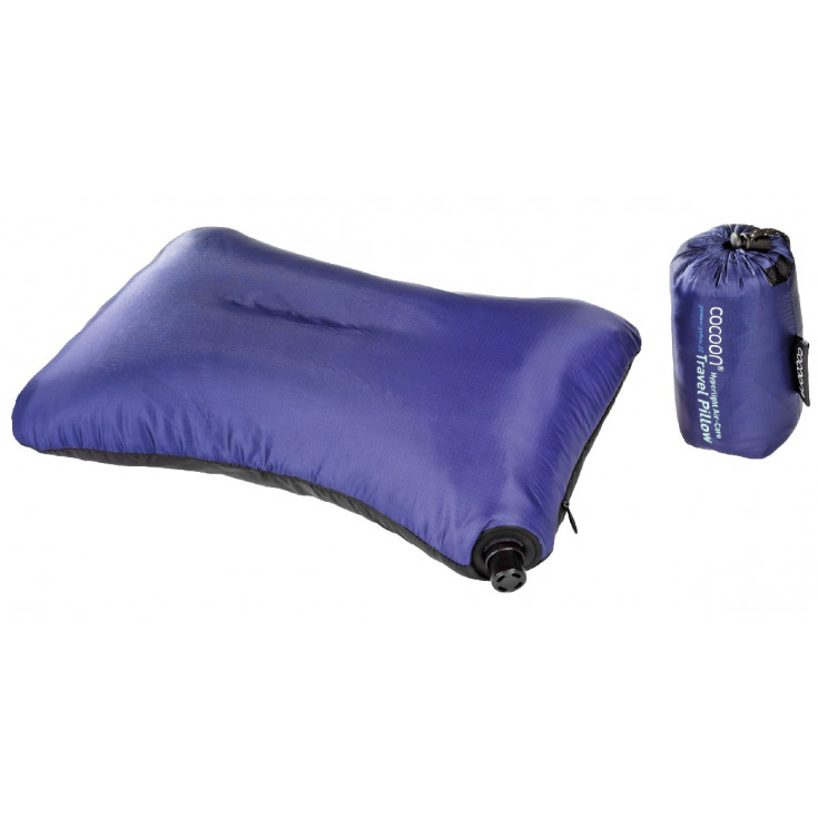 Coussin gonflable ultra-léger AIR-CORE PILLOW MICROLIGHT 20 x 32cm violet COCOON