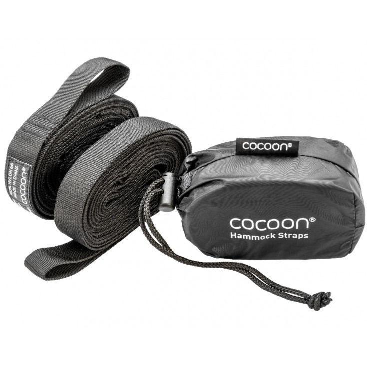 Sangles de fixations pour hamac HAMMOCK TREE STRAPS noires COCOON