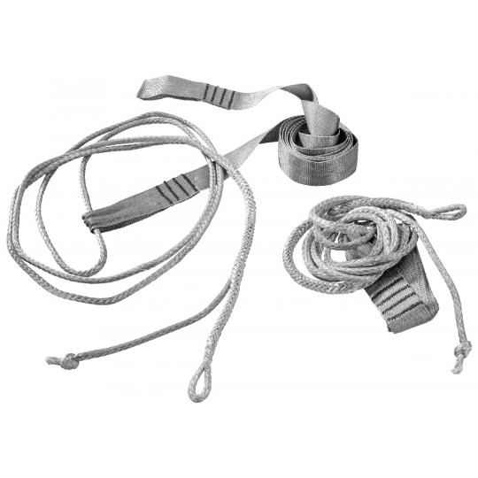 Sangles de fixations ultra-légères pour hamac HAMMOCK TREE STRAPS UL grises COCOON