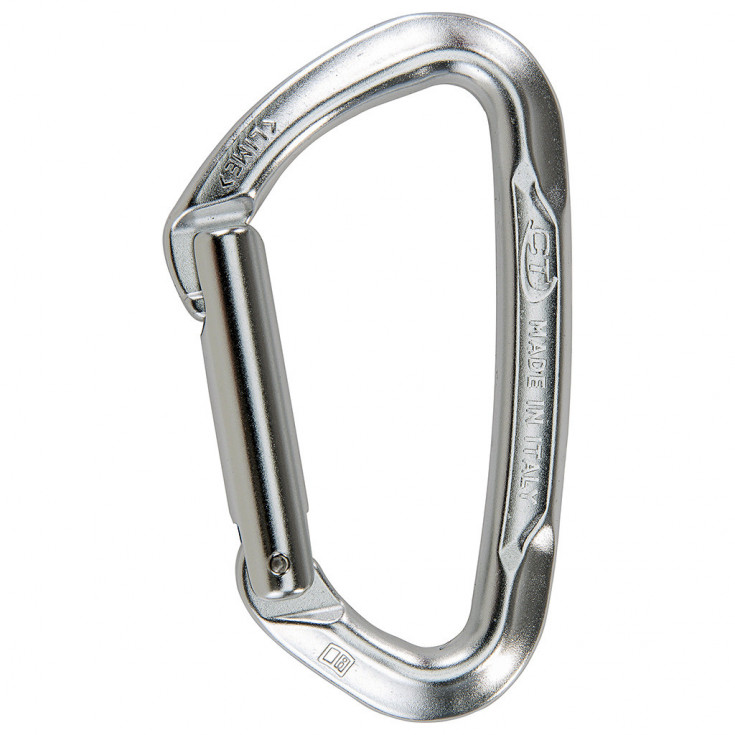 Mousqueton simple droit LIME S gris Climbing Technology