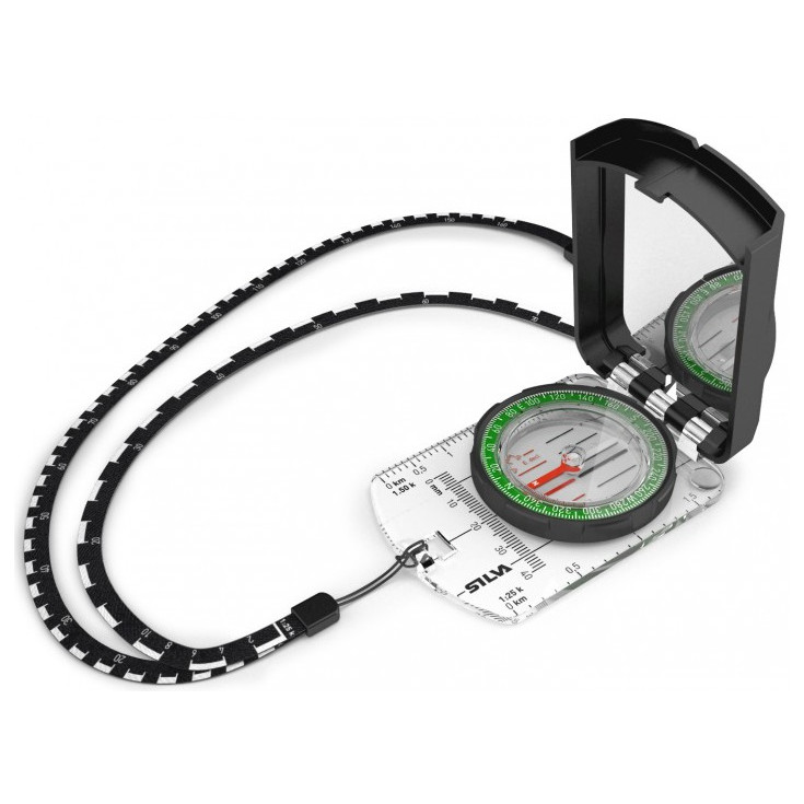 Boussole avec miroir de visée RANGER S verte Silva 