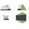 Tente de randonnée ALTO TR2 PLUS FABRIC + FOOTPRINT Seatosummit 2021