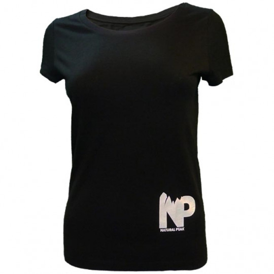 Tee-shirt fibre de bois femme 140 CHARVET NP noir Natural Peak