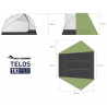 Tente de randonnée TELOS TR3 PLUS FABRIC + FOOTPRINT Seatosummit 2024