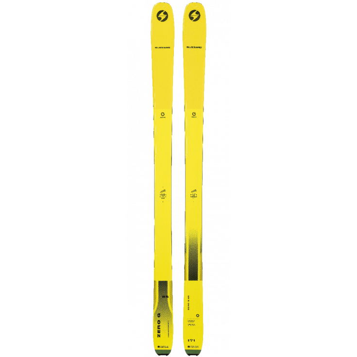 Ski de rando léger ZERO G 85 (FLAT) jaune Blizzard 2022