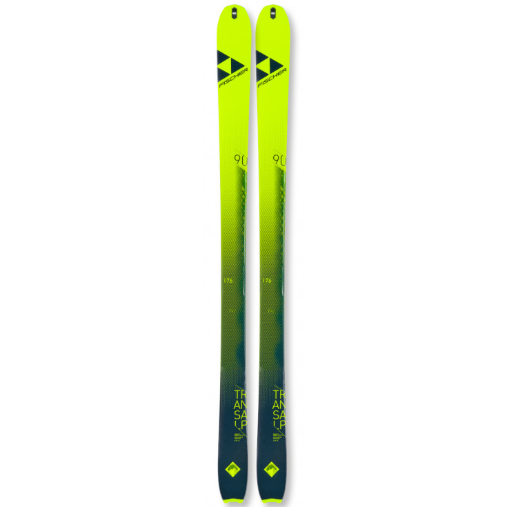 Ski de rando TRANSALP 90 CARBON jaune-vert Fischer 2022