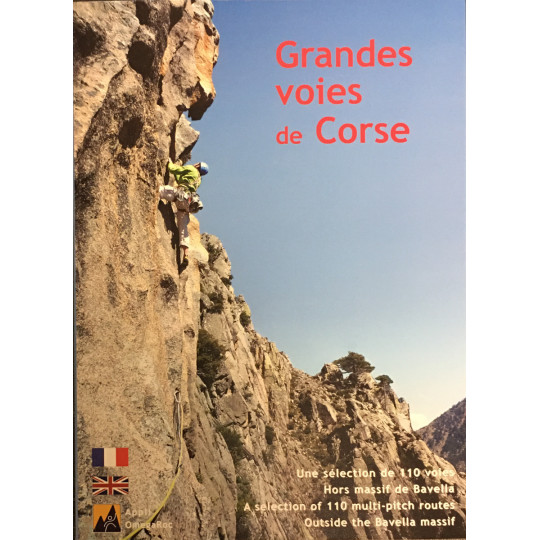 Livre Topo Escalade Grandes Voies de Corse - 110 voies -Maurin-Souchard 2021