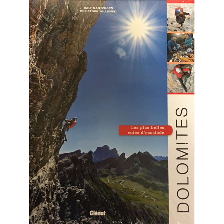 Livre DOLOMITES - Les plus belles voies d'escalade - Editions Glénat