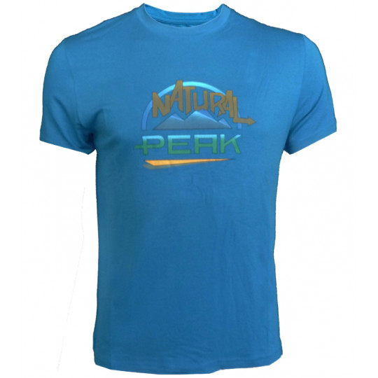 Tee-shirt fibre de bois homme 190 LE MOLE bleu Natural Peak