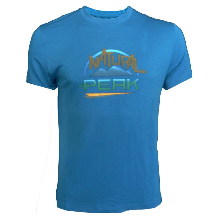 Tee-shirt fibre de bois homme 190 LE MOLE bleu Natural Peak