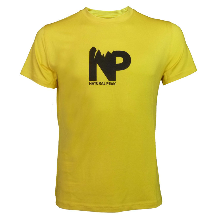 Tee-shirt fibre de bois homme 190 NP jaune Natural Peak