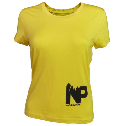 Tee-shirt fibre de bois femme 190 LE MOLE F jaune Natural Peak