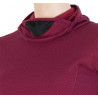 Tee-shirt femme laine Mérinos W'S DOUBLE FACE HOODED lilla SENSOR