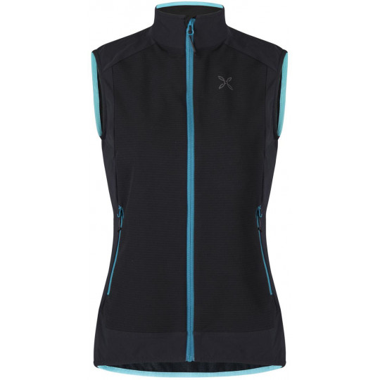 Gilet femme Softshell PREMIUM WIND VEST WOMAN 9051 noir-baltic Montura