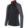 Polaire 1/4 zip STRETCH COLOR ANORAK 9310 gris-rouge Montura