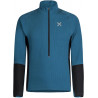 Micro-polaire 1/2 zip THERMIC MAGLIA 1/4 ZIP 83 blu-ottanio Montura