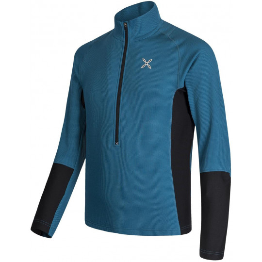 Micro-polaire 1/2 zip THERMIC MAGLIA 1/4 ZIP 83 blu-ottanio Montura