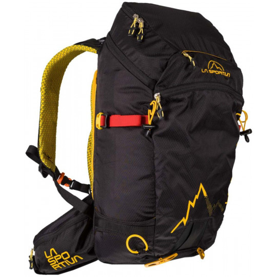 Sac à dos ski de rando MOONLITE 30 Backpack noir-jaune La Sportiva