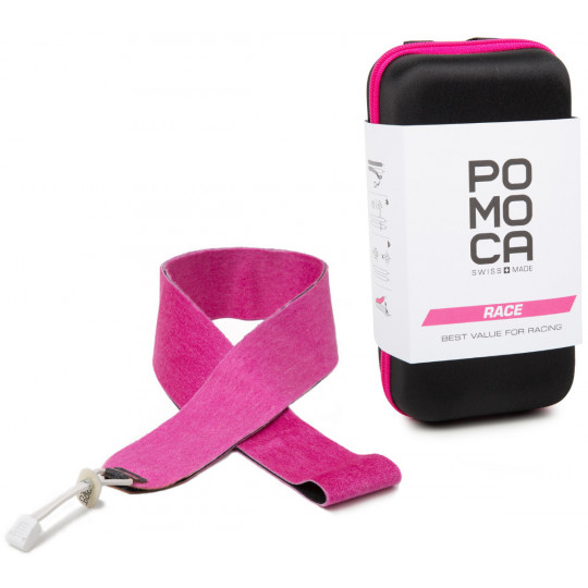 Set de peaux de phoque course RACE TOP FIX 62mm rose POMOCA