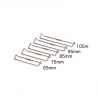 Etrier simple acier pour peaux de phoque BENT BUCKLE de Pomoca (la paire)