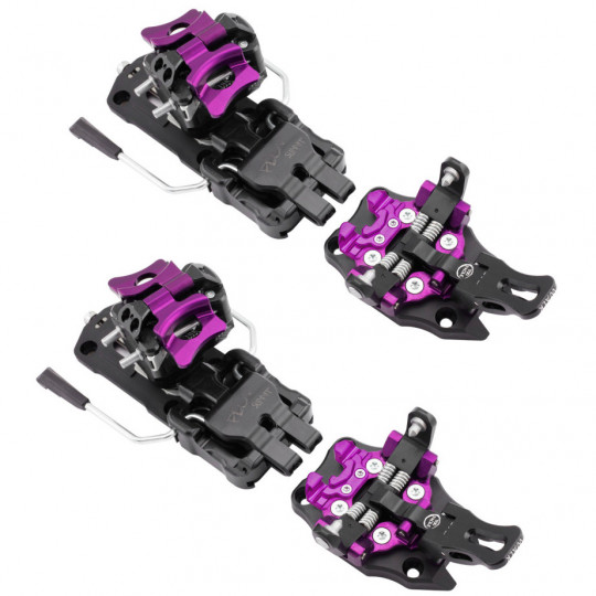 Fixation ski de rando femme avec freins-skis SUMMIT 7 STOPPER violet Plum 2022