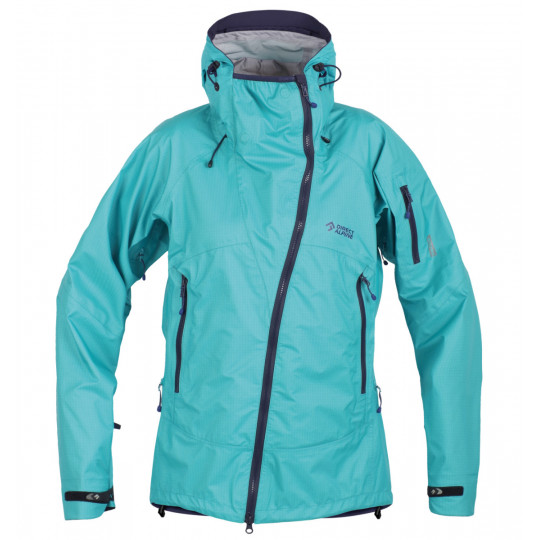 Veste imperméable 3L femme GUIDE LADY 2.0 menthe-indigo Directalpine