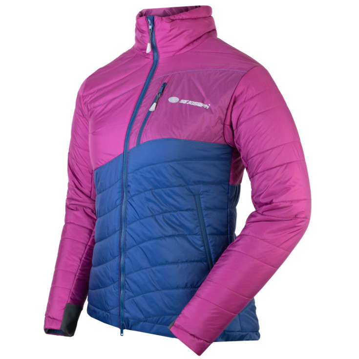 Doudoune en laine femme HERON LADY berry-navy Sirjoseph